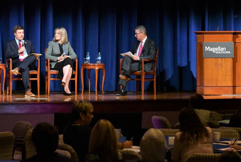Panel discussion at the Magellan Healthcare Children's Mental Health Summit on May 4, 2022