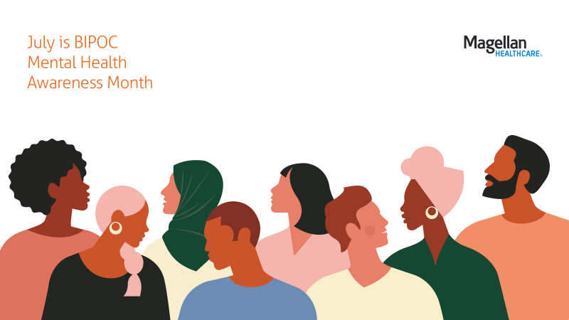 BIPOC Mental Health Awareness Month 2023 virtual background